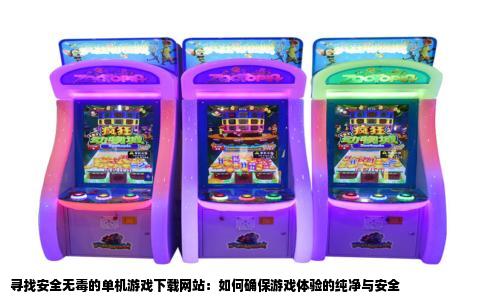 寻找安全无毒的单机游戏下载网站：如何确保游戏体验的纯净与安全
