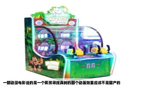 一部动漫电影说的是一个男孩寻找真树的那个动画效果应该不是国产的