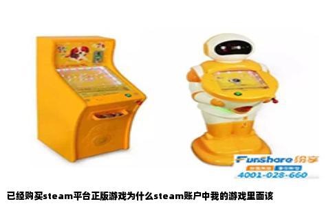 已经购买steam平台正版游戏为什么steam账户中我的游戏里面该