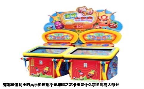 有哪些游戏王的高手知道那个光与暗之龙卡组是什么求全部或大部分