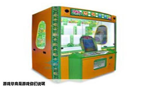 游戏毕竟是游戏你们说呢