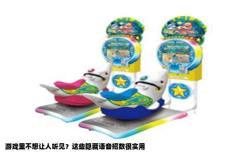 游戏里不想让人听见？这些隐藏语音招数很实用