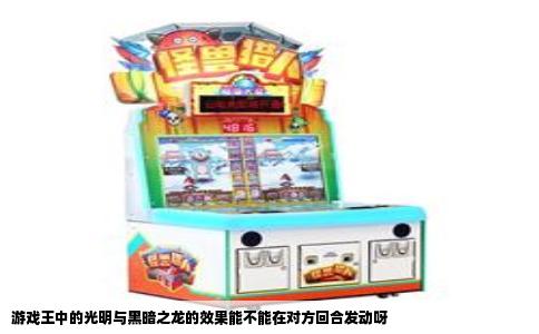 游戏王中的光明与黑暗之龙的效果能不能在对方回合发动呀