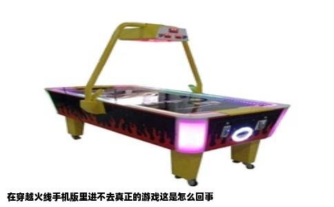 在穿越火线手机版里进不去真正的游戏这是怎么回事