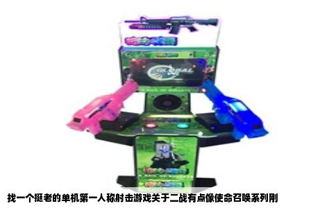找一个挺老的单机第一人称射击游戏关于二战有点像使命召唤系列刚