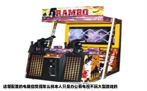 这等配置的电脑你觉得怎么样本人只是办公看电视不玩大型游戏的