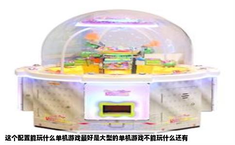 这个配置能玩什么单机游戏最好是大型的单机游戏不能玩什么还有