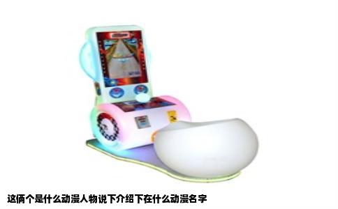 这俩个是什么动漫人物说下介绍下在什么动漫名字