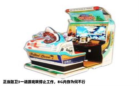正当防卫3一进游戏就停止工作，8G内存为何不行