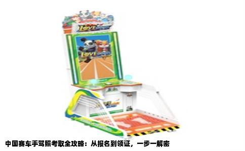 中国赛车手驾照考取全攻略：从报名到领证，一步一解密