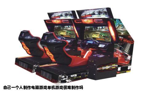 自己一个人制作电脑游戏单机游戏很难制作吗